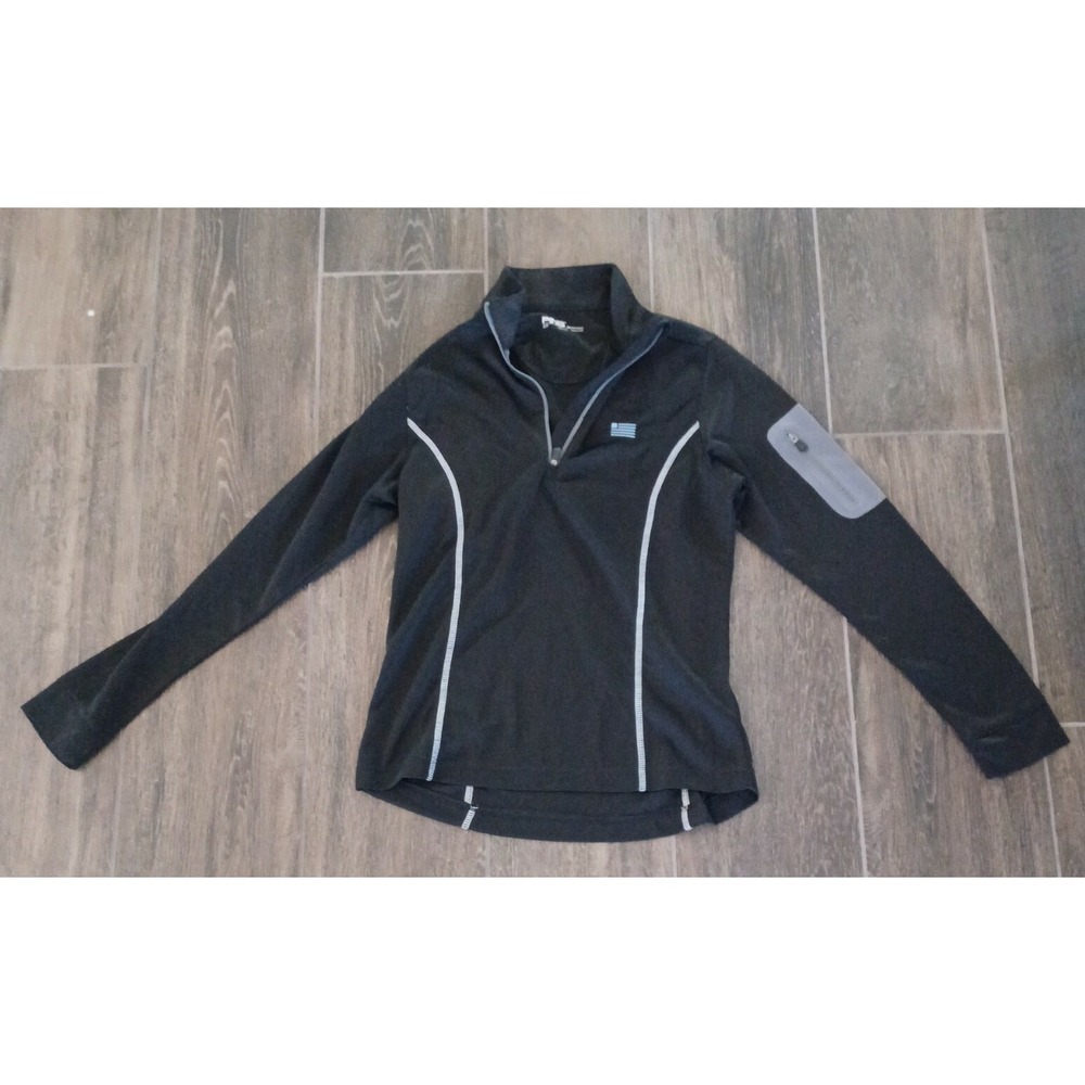 Ping 1/4 Zip Pullover Sensor Cool Black Womens S/P Golf shirt